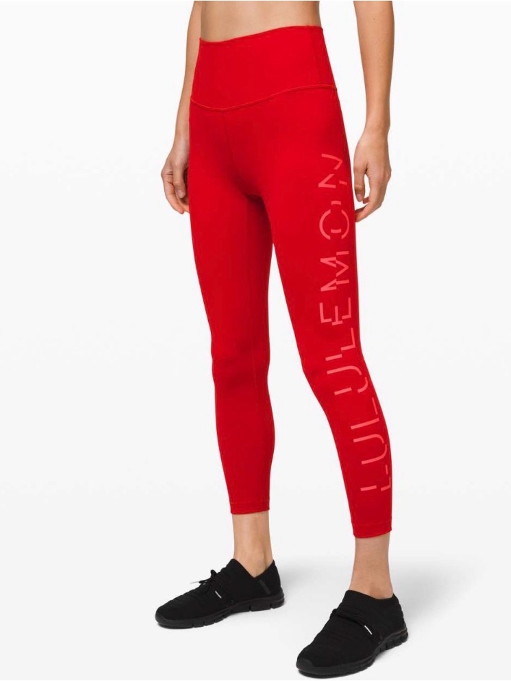 Lululemon Wunder Under High-Rise Tight 25" *Lunar New Year - Dark Red